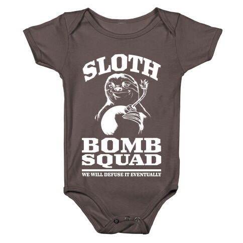 Sloth Bomb Squad Baby One-Piece