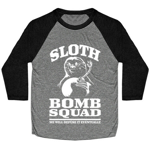 Sloth Bomb Squad Baseball Tee
