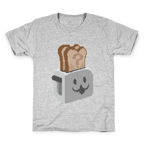 Pixel Toaster Face Kids T-Shirt