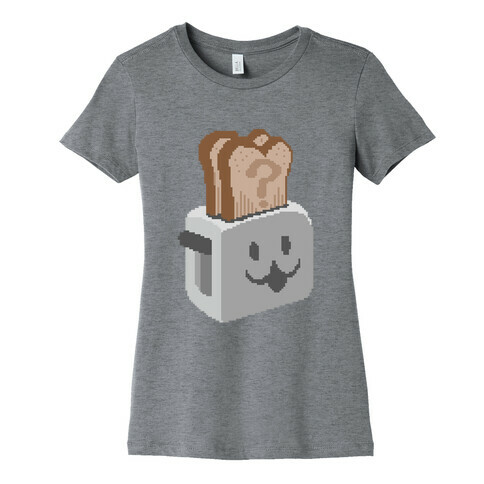 Pixel Toaster Face Womens T-Shirt