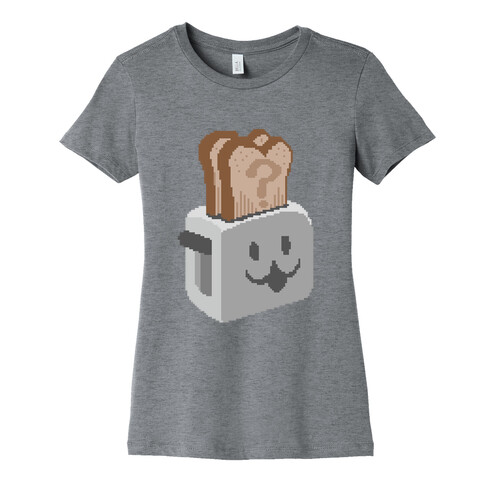 Pixel Toaster Face Womens T-Shirt