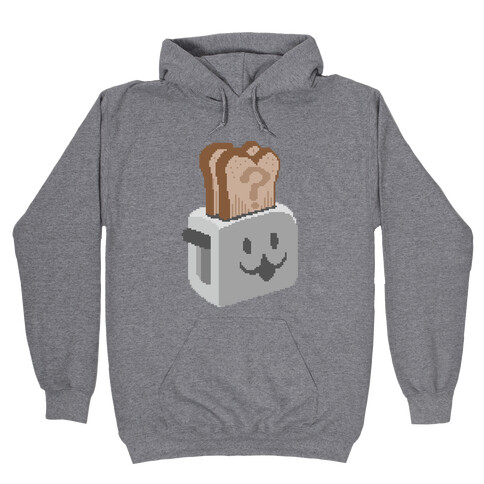 Pixel Toaster Face Hooded Sweatshirt