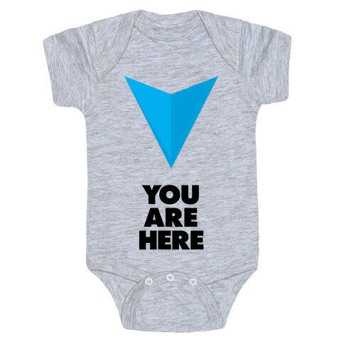 You Are Here Baby One-Piece