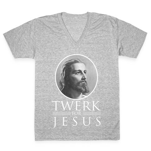 Twerk for Jesus V-Neck Tee Shirt
