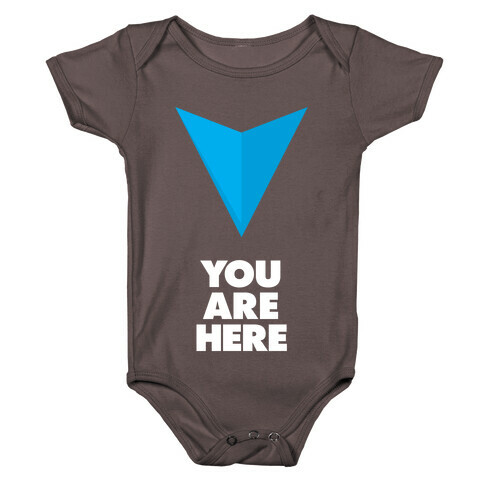 You Are Here Baby One-Piece