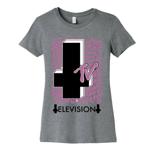 TV is the Devil Womens T-Shirt