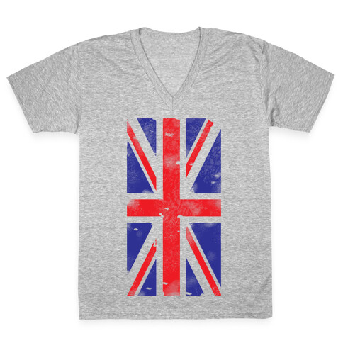 Union Jack V-Neck Tee Shirt