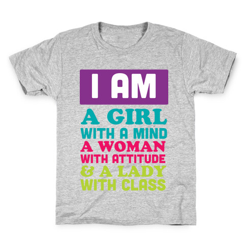 I Am a GIRL Kids T-Shirt