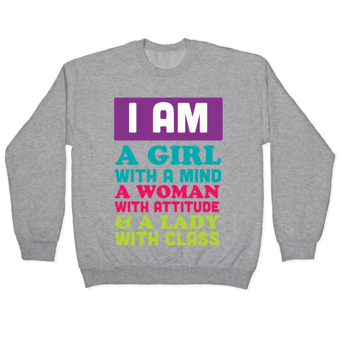 I Am a GIRL Pullover