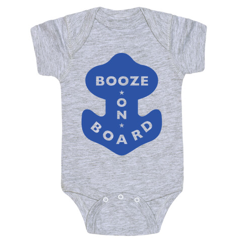 Booze On Board Baby One-Piece