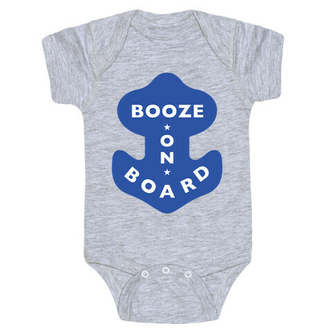 Booze On Board Baby One-Piece