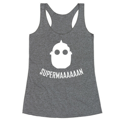 Iron Giant Superman Racerback Tank Top