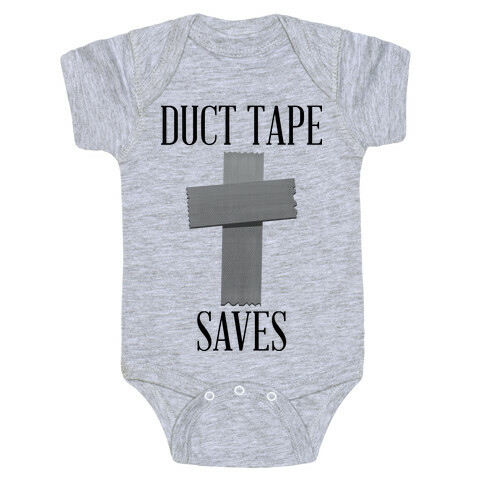 Duct Tape Saves Baby One-Piece