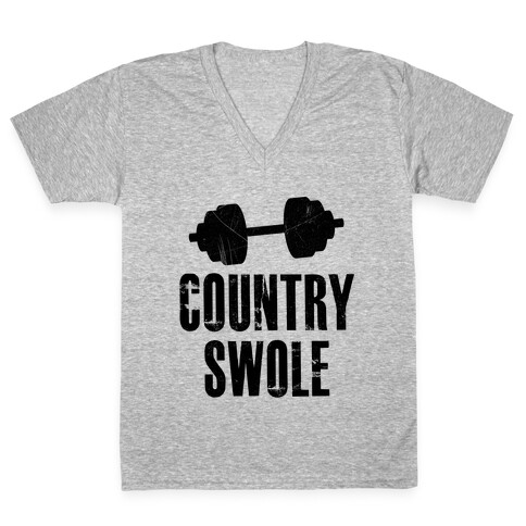 Country Swole V-Neck Tee Shirt