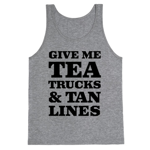 Tea Trucks & Tanlines Tank Top