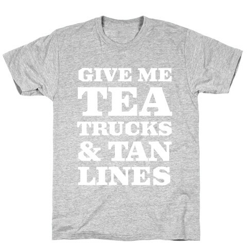 Tea Trucks & Tanlines T-Shirt