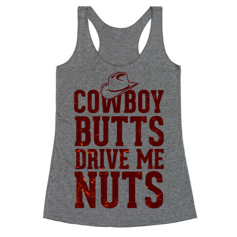 Cowboy Butts Racerback Tank Top