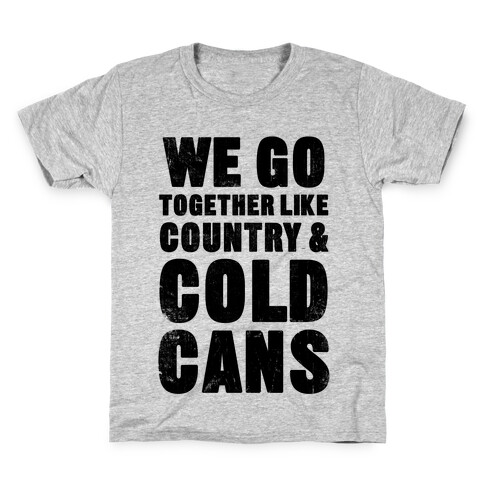 Country & Cold Cans Kids T-Shirt
