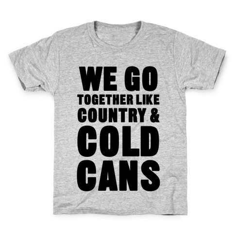 Country & Cold Cans Kids T-Shirt