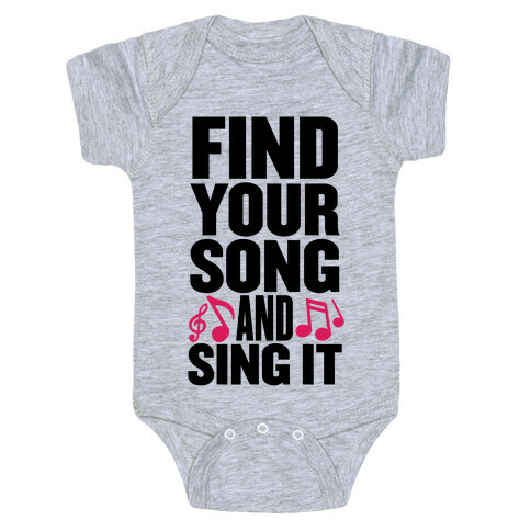 Find Your Song And Sing It Baby One-Piece