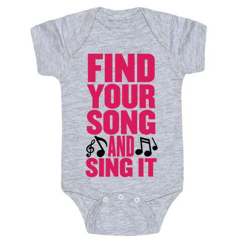 Find Your Song And Sing It Baby One-Piece