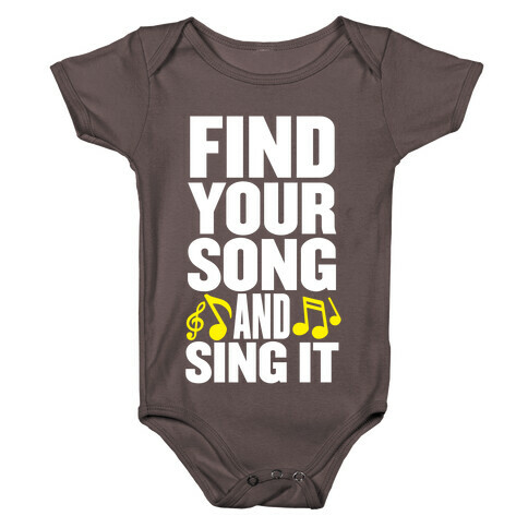 Find Your Song And Sing It Baby One-Piece