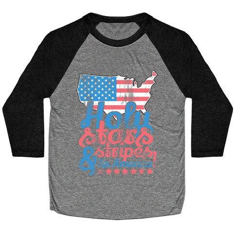 Holy Stars and Stripes Baseball Tee