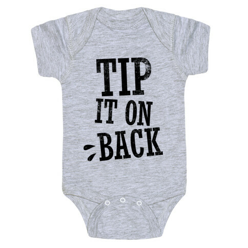 Tip It On Back Baby One-Piece
