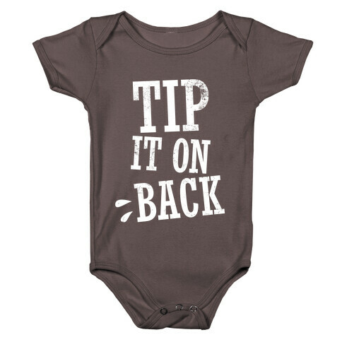 Tip It On Back Baby One-Piece