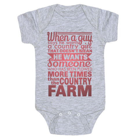 That Country Love Baby One-Piece