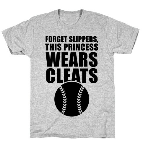 This Princess Wears Cleats (Softball) T-Shirt