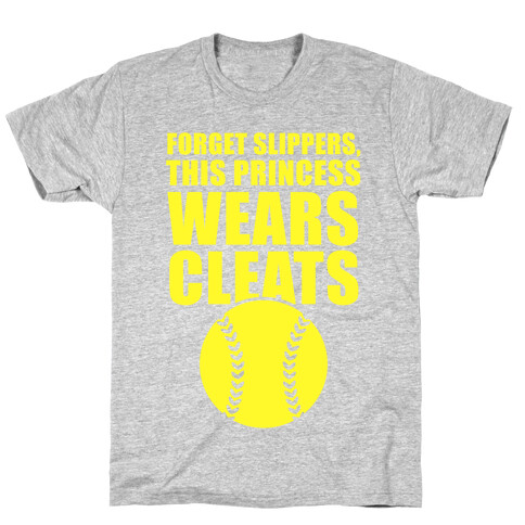 This Princess Wears Cleats (Softball) T-Shirt