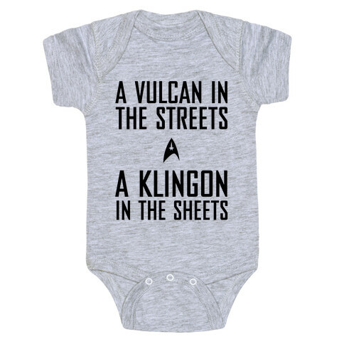 A Vulcan In the Streets Baby One-Piece