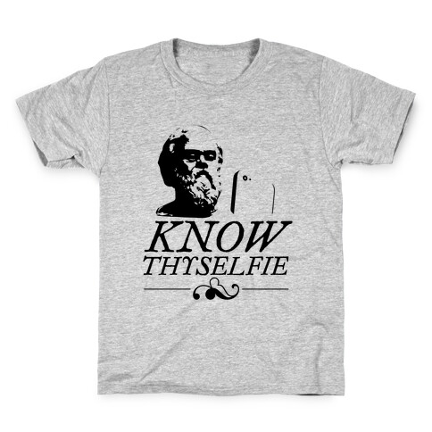 Know Thyselfie Kids T-Shirt