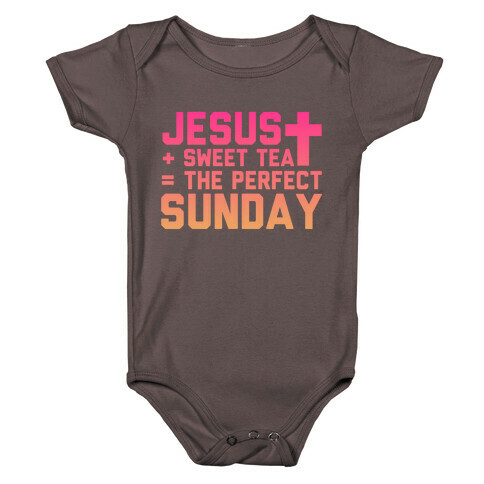 Jesus + Sweet Tee = The Perfect Sunday Baby One-Piece
