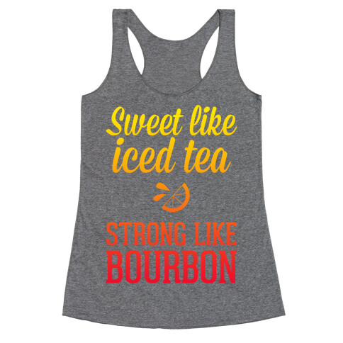 Iced Tea & Bourbon Racerback Tank Top