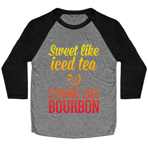 Iced Tea & Bourbon Baseball Tee