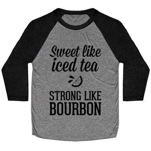 Iced Tea & Bourbon Baseball Tee