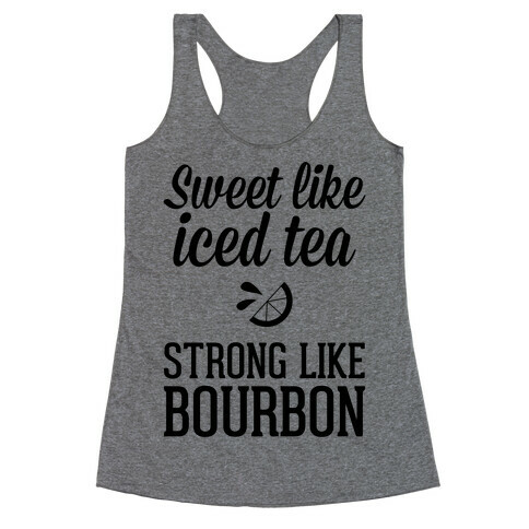 Iced Tea & Bourbon Racerback Tank Top