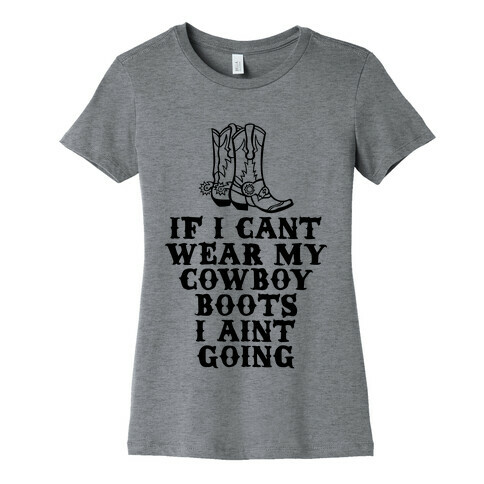 Cowboy Boots Womens T-Shirt