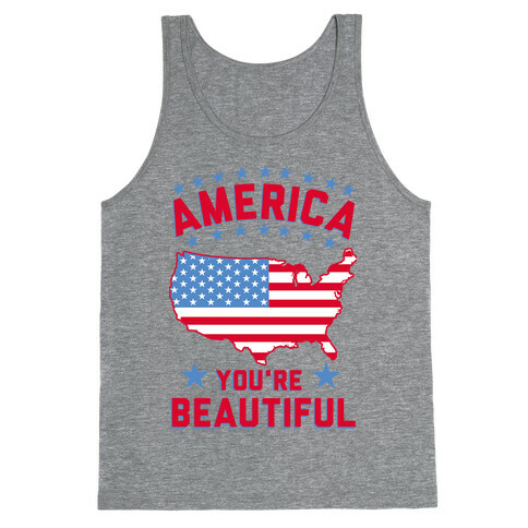 America You're Beautiful Tank Top