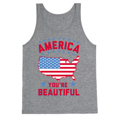 America You're Beautiful Tank Top