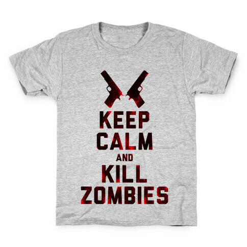 Keep Calm and Kill Zombies Kids T-Shirt