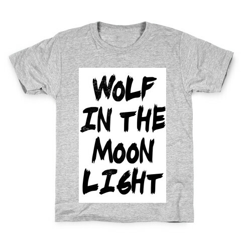 Wolf in the Moonlight Kids T-Shirt