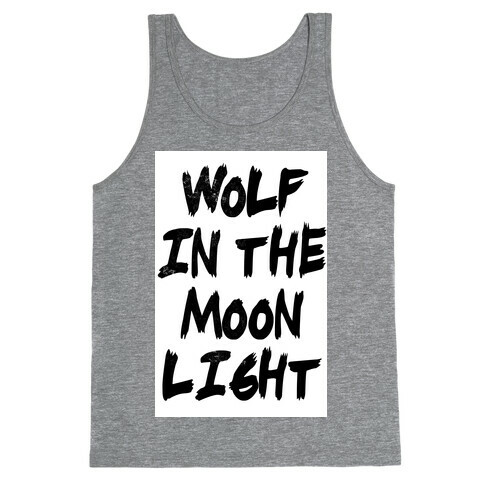 Wolf in the Moonlight Tank Top