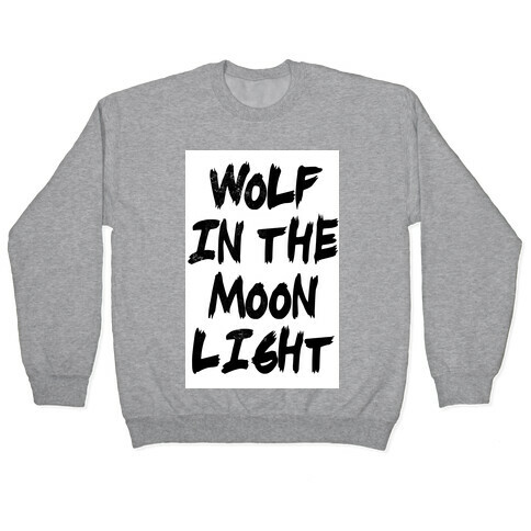 Wolf in the Moonlight Pullover