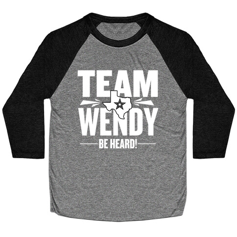 Team Wendy Baseball Tee
