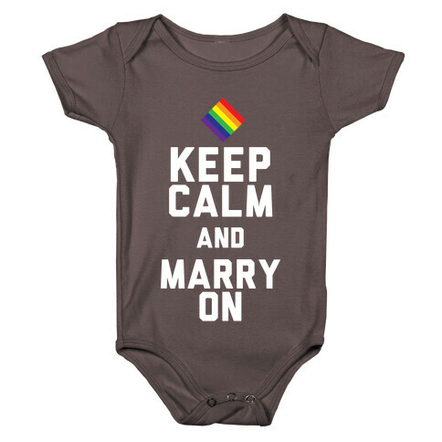 Keep Calm And Marry On Baby One-Piece
