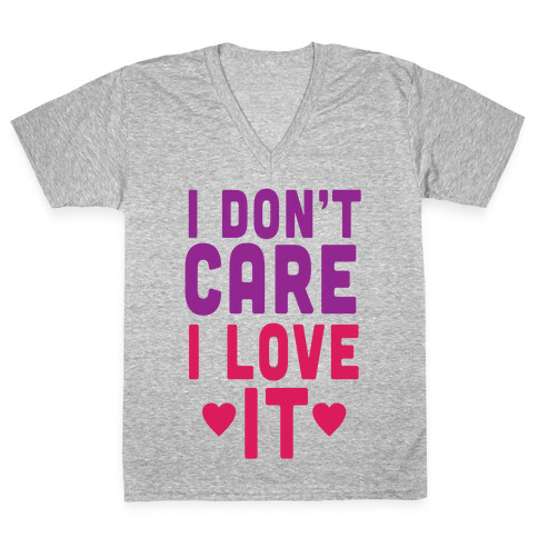 I Love It V-Neck Tee Shirt