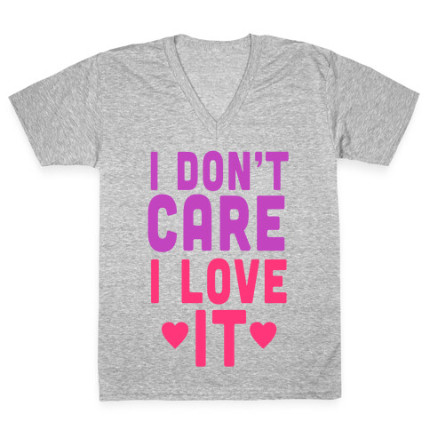 I Love It V-Neck Tee Shirt